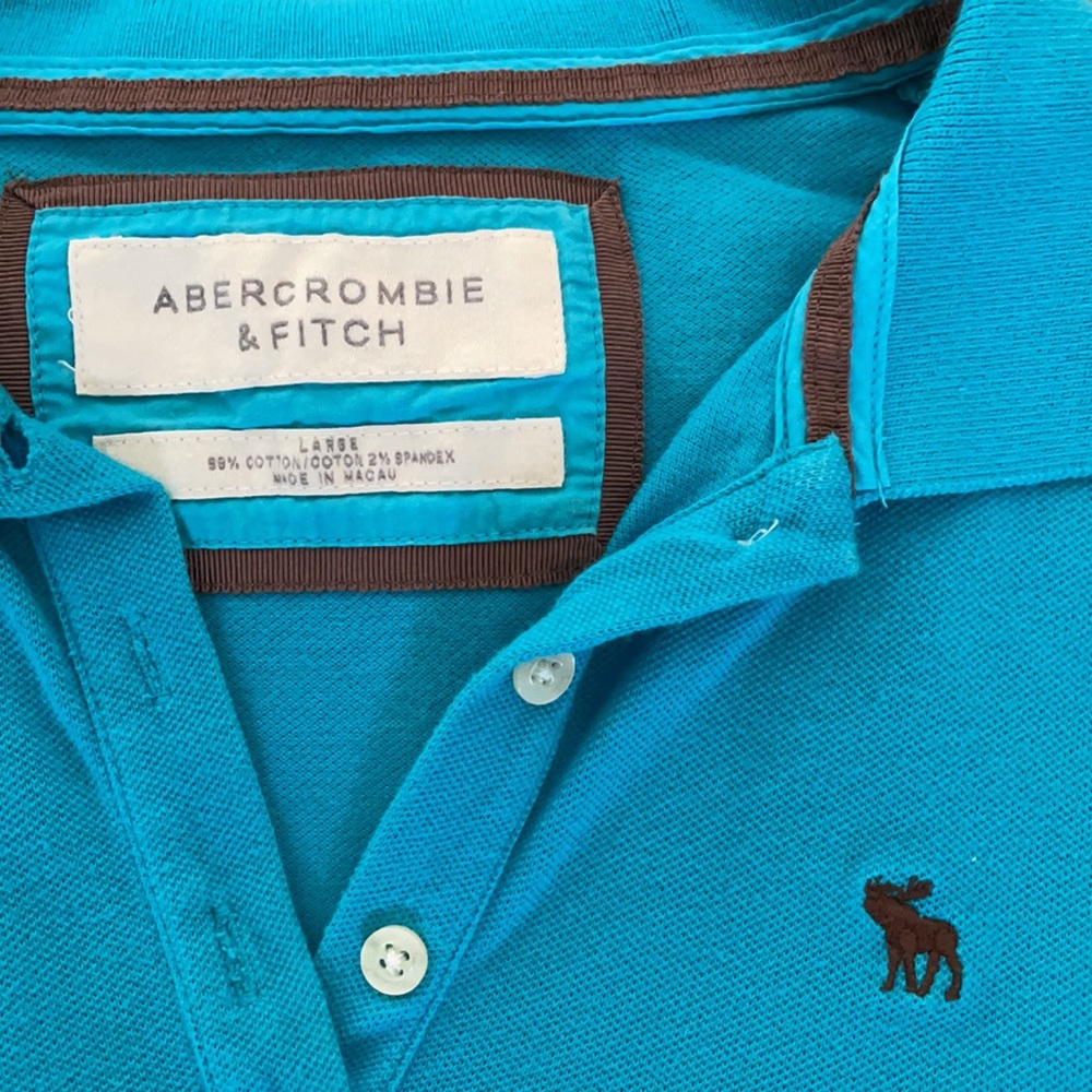 Abercrombie & Fitch Junior’s Short Sleeve Polo - Picture 2 of 5